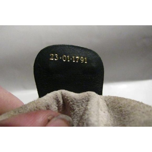 Gucci Britt Forest Green Gold Leather Shoulder Bag Bucket Style Satchel - Picture 11 of 11